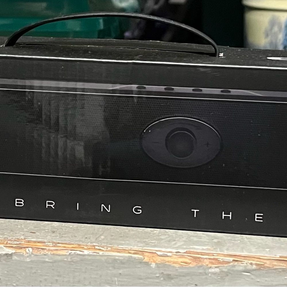 Portable Black Bluetooth Speaker